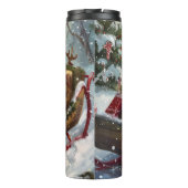 Bouteilles Isothermes Saint Bernard Chien Festif de Noël (Dos)