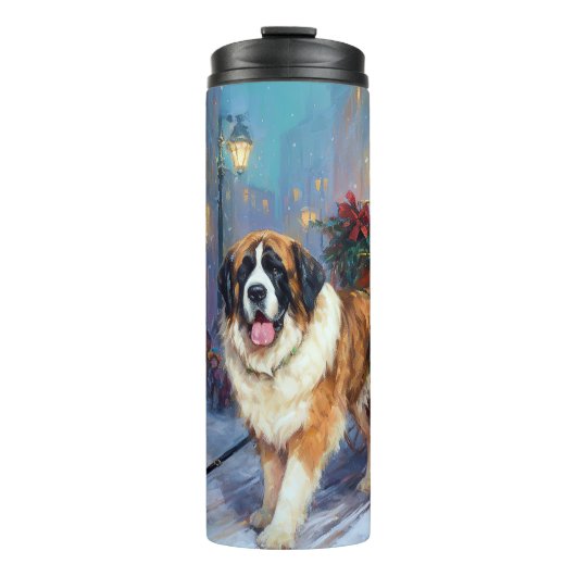 Bouteilles Isothermes Saint Bernard Christmas Festive (Devant)