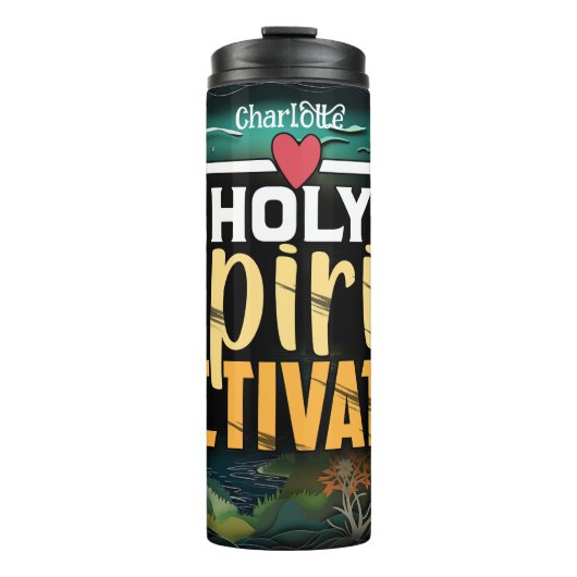 Bouteilles Isothermes Saint-Esprit, Activation de la puissance divine (Devant)