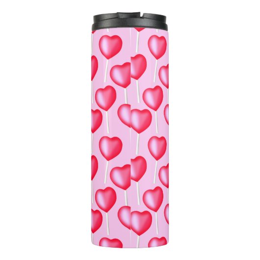 Bouteilles Isothermes Saint Valentin Coeurs de Lollipop mignonnes (Dos)