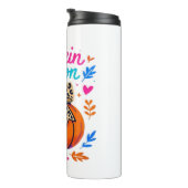 Bouteilles Isothermes Saison citrouille Leopard Bow Design - mignon auto (Tourné sur la droite)