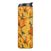 Bouteilles Isothermes Saison d'automne Halloween Citrouille Motif (Tourné sur la gauche)