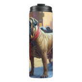 Bouteilles Isothermes Saison de Noël de Bullmastiff (Devant)