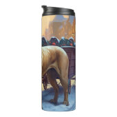 Bouteilles Isothermes Saison de Noël de Bullmastiff (Tourné sur la droite)