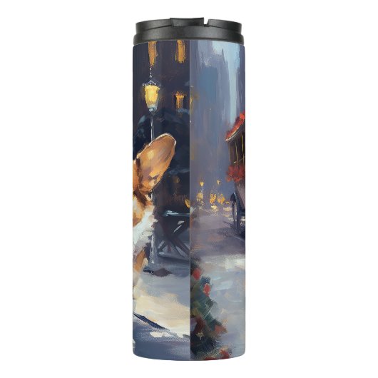 Bouteilles Isothermes Saison de Noël de Corgi (Dos)