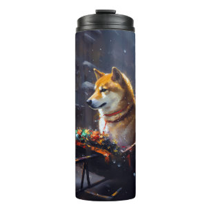 Bouteilles Isothermes Saison de Noël de Shiba Inu