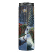 Bouteilles Isothermes Saison de Noël du Yorkshire Terrier (Dos)