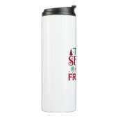 Bouteilles Isothermes Saison d'être congeler Funny Winter Snowman (Tourné sur la gauche)