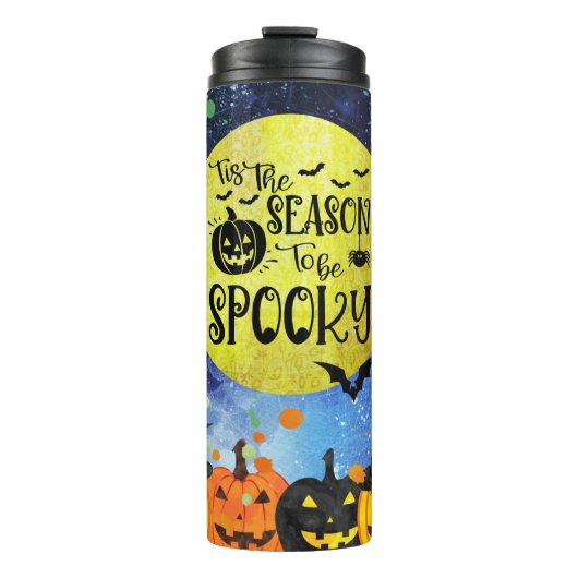 Bouteilles Isothermes Saison Éffrayante Halloween (Devant)