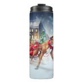 Bouteilles Isothermes Saison Festive de Noël de Boxer (Devant)