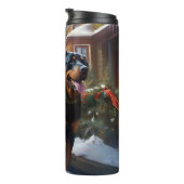 Bouteilles Isothermes Saison festive de Noël de Rottweiler (Tourné sur la droite)