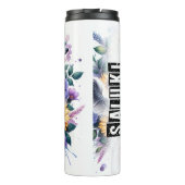 Bouteilles Isothermes Saluki dans l'élégance florissante (Dos)