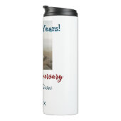 Bouteilles Isothermes Salutations à 10 ans heureux anniversaire ajouter  (Tourné sur la droite)