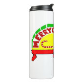 Bouteilles Isothermes Salutations de Noël Tumbler Thermal (Tourné sur la gauche)