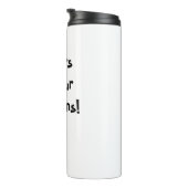 Bouteilles Isothermes Salutations pour les décisions ! (Tourné sur la droite)