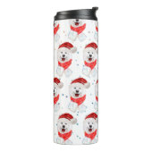 Bouteilles Isothermes Samoyed Chien race Étoiles de Noël (Tourné sur la gauche)