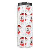 Bouteilles Isothermes Samoyed Chien race Étoiles de Noël (Dos)