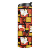 Bouteilles Isothermes Samurai Jack & Aku - Motif du panneau d'art de car (Tourné sur la gauche)