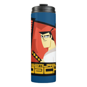 Bouteilles Isothermes Samurai Jack Souriant Futuristic Frame Graphic
