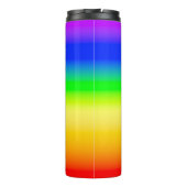 Bouteilles Isothermes San Diego Pride LGBT Rainbow Ombre Stripes (Dos)