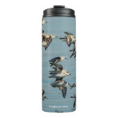 Bouteilles Isothermes Sanderlings prend l'avion dans le ciel d'hiver (Devant)