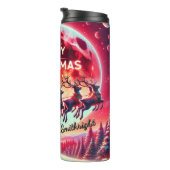 Bouteilles Isothermes Santa Above the Frozen Pines (Tourné sur la droite)