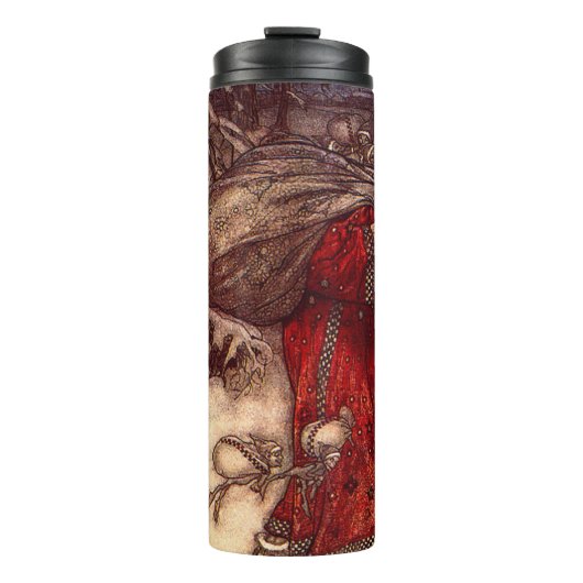 Bouteilles Isothermes Santa Claus Arthur Rackham (Devant)