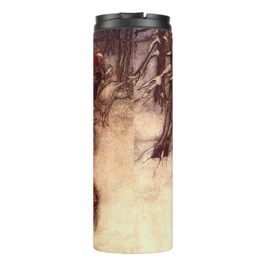 Bouteilles Isothermes Santa Claus Arthur Rackham (Dos)