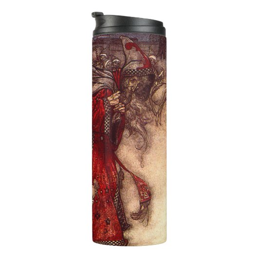 Bouteilles Isothermes Santa Claus Arthur Rackham (Tourné sur la droite)