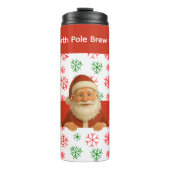 Bouteilles Isothermes Santa & Elf Faces | North Pole Fun Christmas Lamp (Devant)
