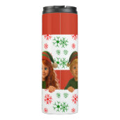 Bouteilles Isothermes Santa & Elf Faces | North Pole Fun Christmas Lamp (Dos)