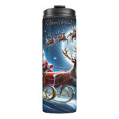 Bouteilles Isothermes Santa’s Cheerful Sky Sprint (Devant)