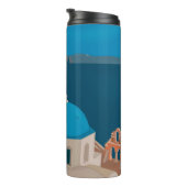 Bouteilles Isothermes Santorin Grèce (Tourné sur la droite)