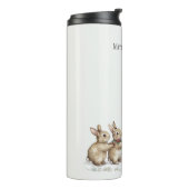 Bouteilles Isothermes Sapin de Noël des lapins (Tourné sur la gauche)