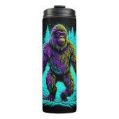 Bouteilles Isothermes Sasquatch Bigfoot en Turquoise et noir (Devant)
