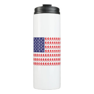 Bouteilles Isothermes Sasquatch patriotique