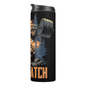 Bouteilles Isothermes Sasquatch Weightlifter Massquatch Graphique (Tourné sur la droite)