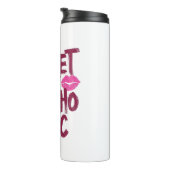 Bouteilles Isothermes Sassy Girly Humor with Pink Lips (Tourné sur la droite)