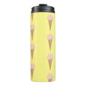 Bouteilles Isothermes Saupoudrer de fraises de crème glacée rose (Devant)