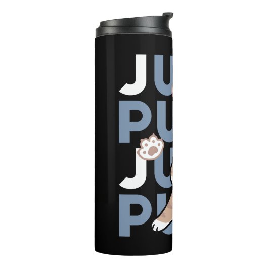 Bouteilles Isothermes Sauter Purr Jump : Conception de chat joueuse avec (Tourné sur la gauche)