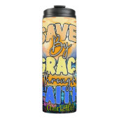 Bouteilles Isothermes Sauvé Par La Grâce Par La Foi (Devant)