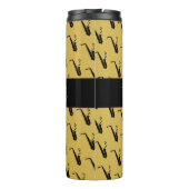 Bouteilles Isothermes Saxophone Cool Golden Yellow Music (Dos)