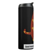 Bouteilles Isothermes Saxophone de chat de musique (Tourné sur la gauche)