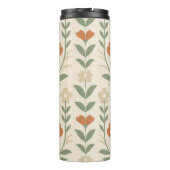 Bouteilles Isothermes Scandinavian Floral Thermal Tumbler (Dos)
