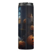 Bouteilles Isothermes Scary d'Halloween Citrouille Samoyé (Dos)