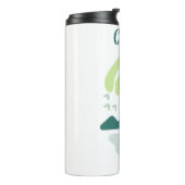 Bouteilles Isothermes Scène Abstraite Mountain Lake Personnalisée (Tourné sur la gauche)