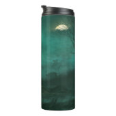 Bouteilles Isothermes Scène de cimetière abandonné sous la lune (Tourné sur la droite)