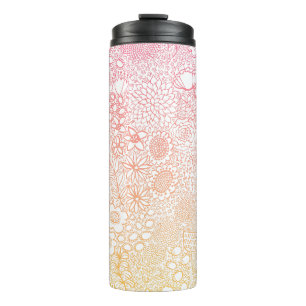 Bouteilles Isothermes Scène de jardin détaillée Artiste Anniversaire Cor