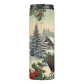 Bouteilles Isothermes Scène de Noël classique/Vintage (Dos)