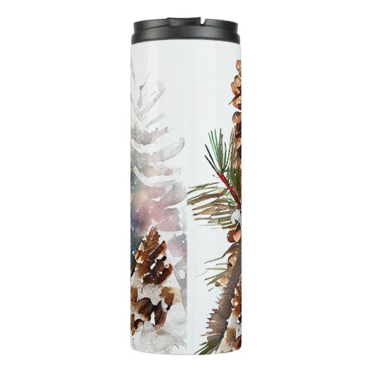 Bouteilles Isothermes Scène d'hiver Husky (Dos)